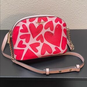 NWOT Kate Spade Ever Fallen Spenser Dome Heart Crossbody Bag